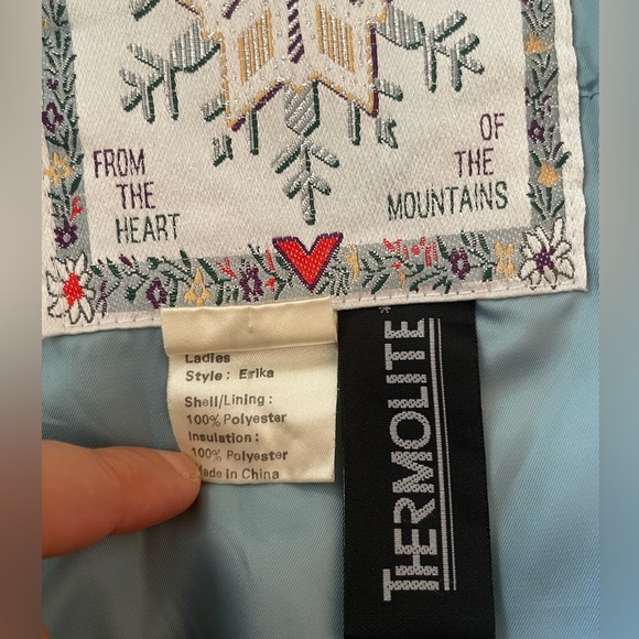 Vintage | Obermeyer | Powder Blue | Erika | Ski Snow Jacket | Size 12 | RARE - Picture 14 of 16
